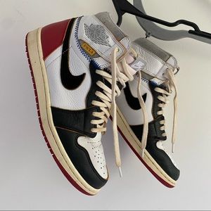 UA Union x Air Jordan 1 Hi Black Toe
